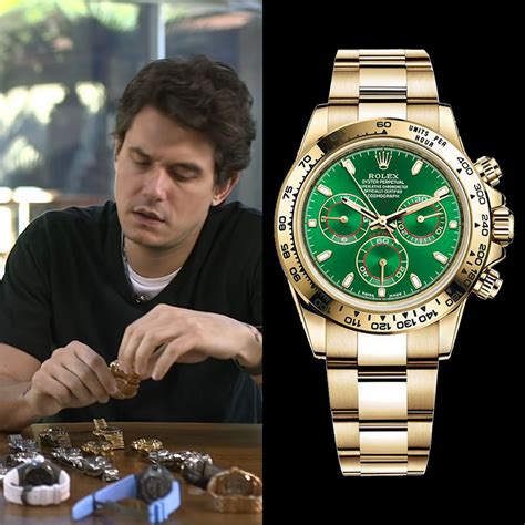 john mayer gold rolex|john mayer watch collection value.